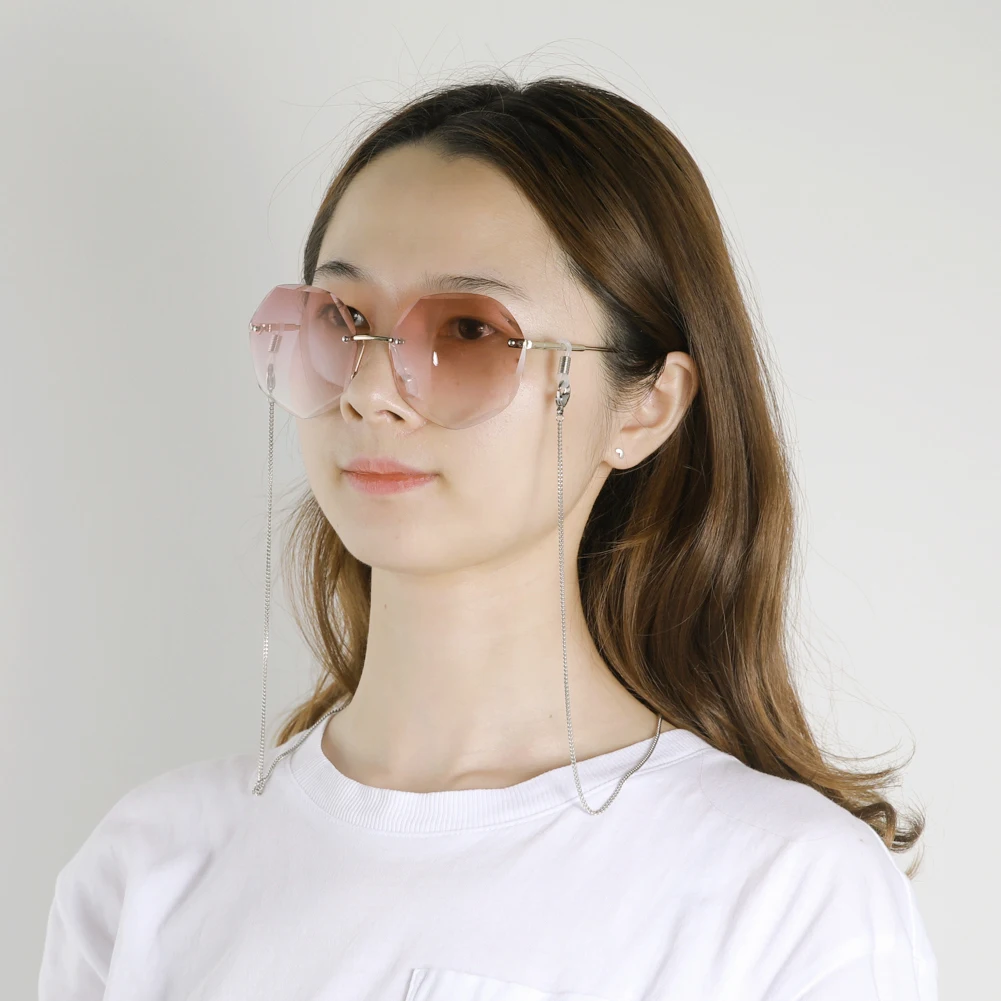 Skyrim Цепочка для очков мужчин и женщин простой шнурок из нержавеющей стали