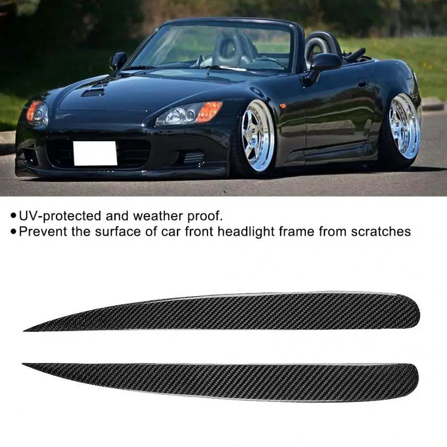 2 шт. карбоновые фары для бровей реснички на подходят Honda S2000 AP1 AP2 SPORT 2000-2009