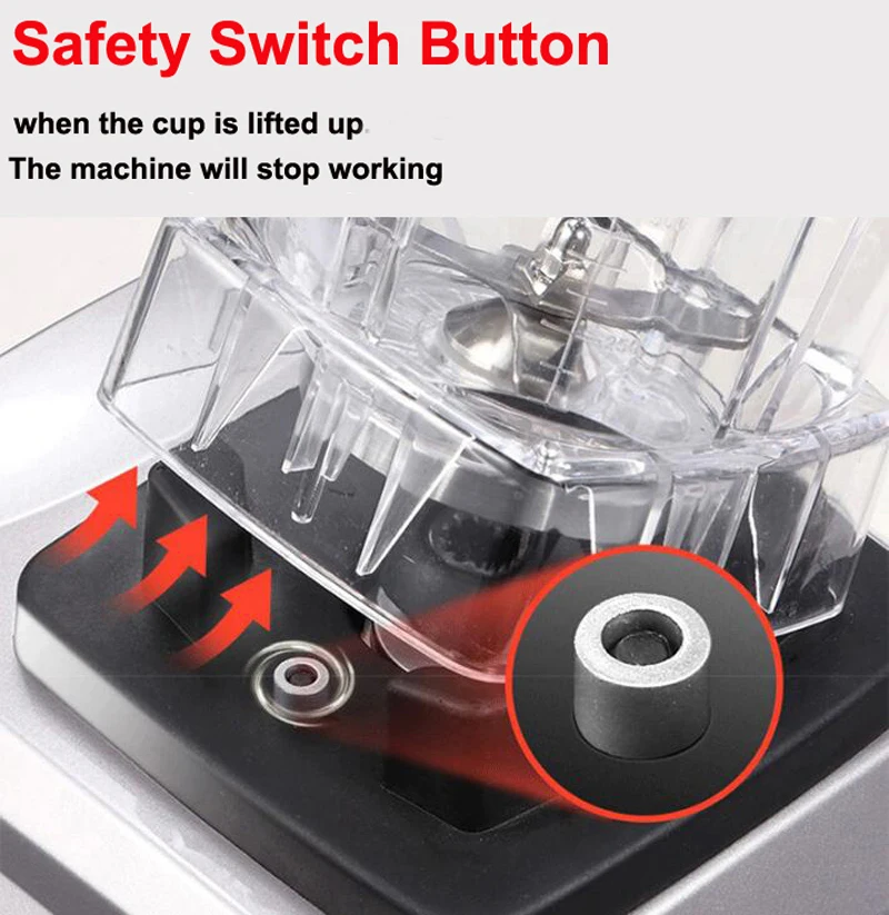 Высоко мощный блендер без использования BPA миксер соковыжималка комбайн