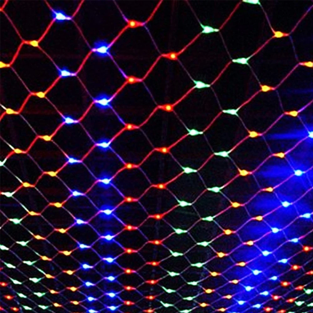 Рождественская гирлянда светодиодная в виде сетки для Дня святого Валентина