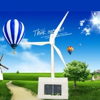 plastic windmill model building kit toy kids diy solar powered pinwheel toy for children boys gift early educational toy