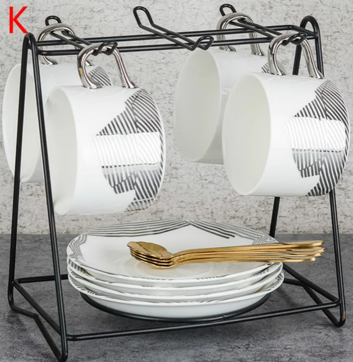 Кофейная чашка, Европейский набор кофейных чашек, простая домашняя офисная кофейная чашка, 2-4-6 комплектов