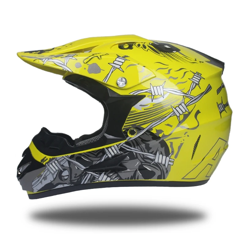 MSUEFKD Лидер продаж мотокросс шлем ATV мотоциклетный шлем Para Moto Casco внедорожные грязи Горные Шлем для езды на мотоцикле, в горошек - Цвет: 2