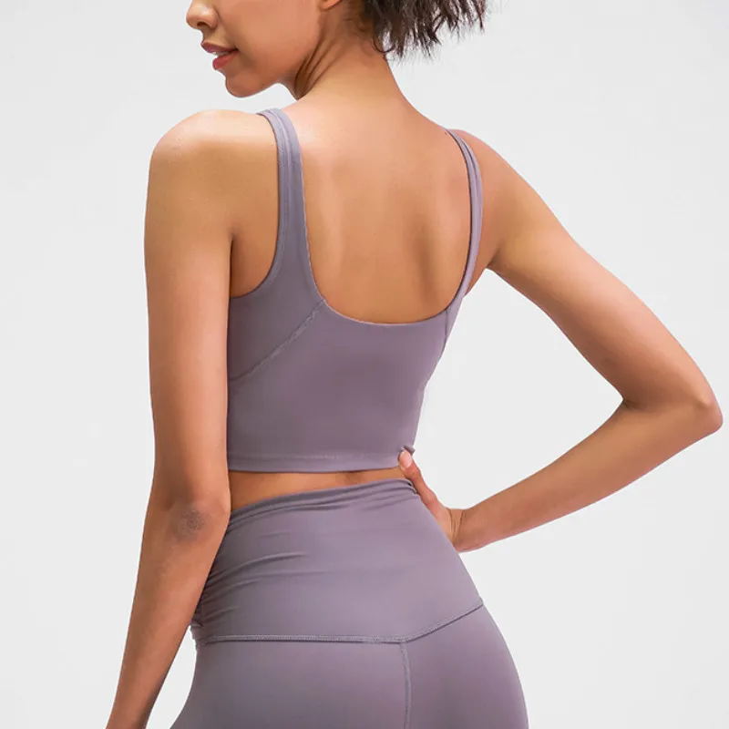 

U-back Sports Vest Gym Yoga Bra Women Indoor and Outdoor Exercise Running Sexy Shockproof Sports Sleeveless Summer Beauty Back