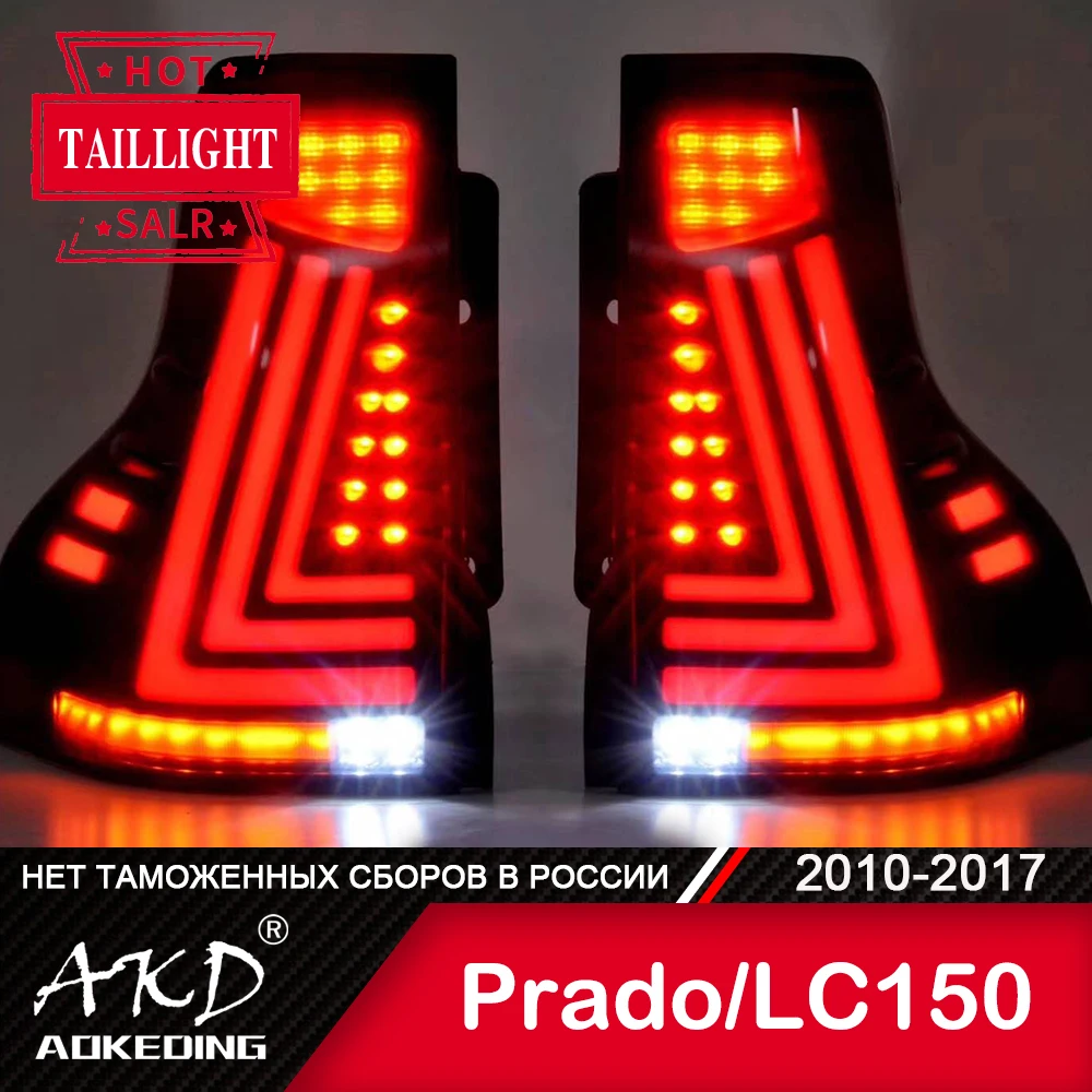 

For Car Toyota Prado LC150 2010-2020 Tail Lamp LED Fog Lights Day Running Light DRL Tuning Car Accessories Tail Lights
