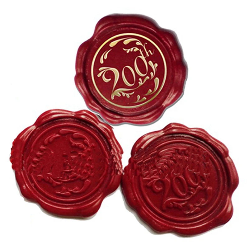 Воск полоска для уплотнения огненного лака с красными обжимными свечами Китай в