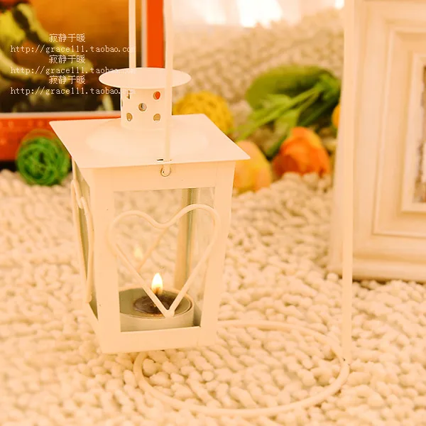 Стеклянный металлический подсвечник Марокканская столовая настольная лампа