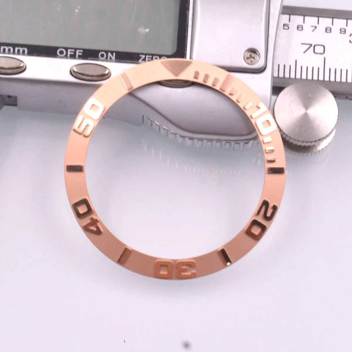 

38mm Rose gold Watch Ring Ceramic Bezel Insert Ring for RLX SUB Watch 40mm Casing Watch Accessories