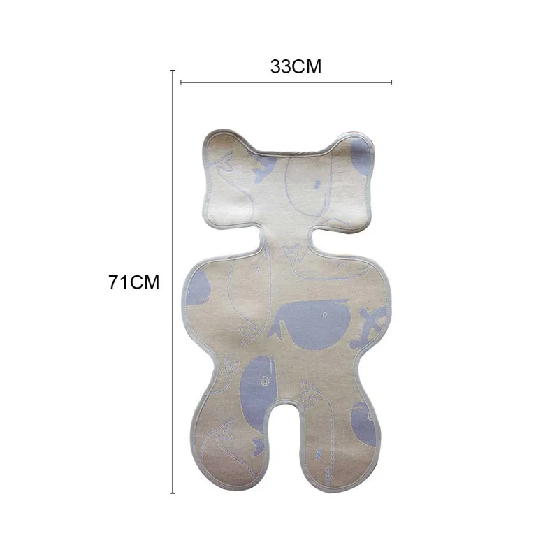 Детские дышащая подстилка для коляски Коляска Высокая кресло сиденье Подушка