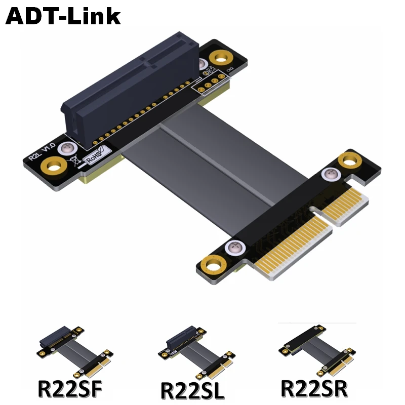Переходник PCIe 4x к 5 см 10 20 30 40 60 см|Компьютерные кабели и разъемы| |