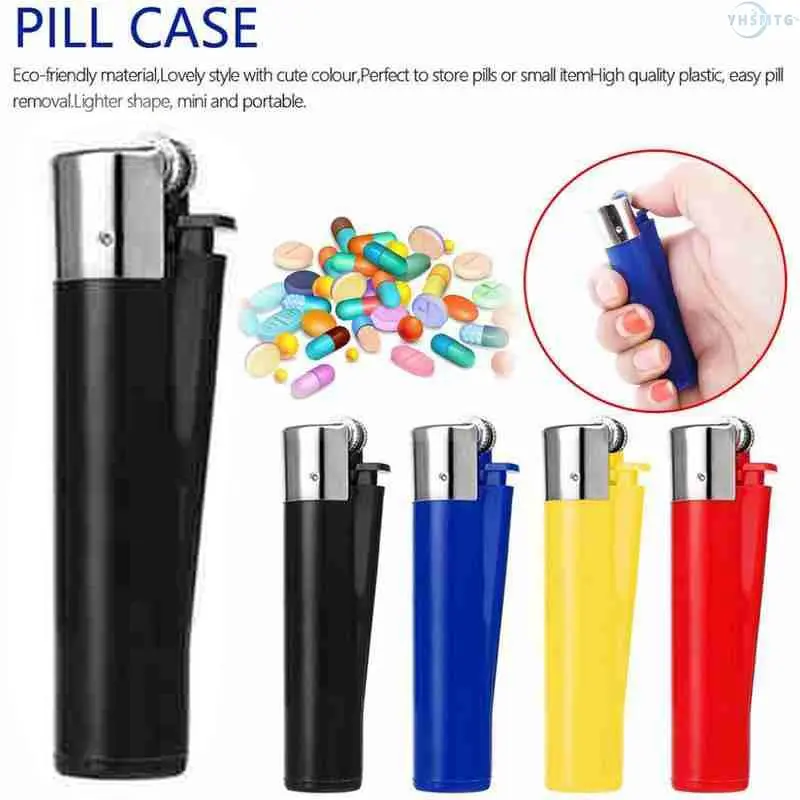 Hidden Box Lighter Shape Undefined Secret Stash Cigarette Storage Containers Medicine Safe Compartment Household Imes | Дом и сад