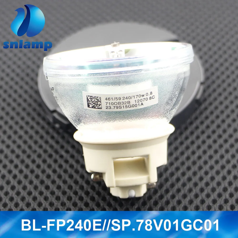 100% Оригинальный BL FP240E/SP.78V01GC01 проектор лампа UHP 240/170W 0 8 E20.7 для Optoma H7850 UHD60 UHD65