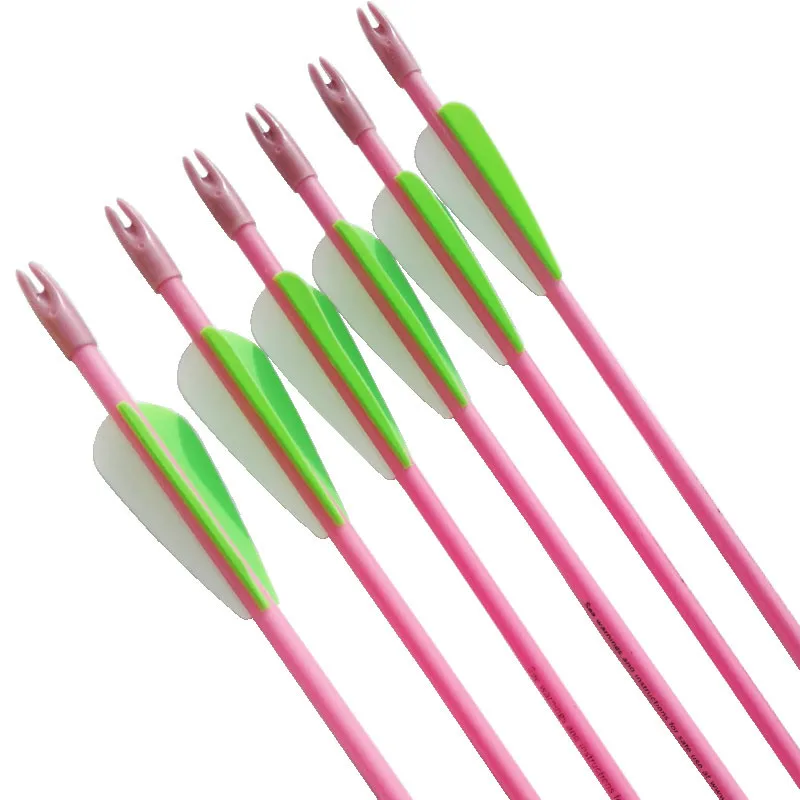 6 шт. оранжевая розовая детская стрела присоска фиксированная из стекловолокна