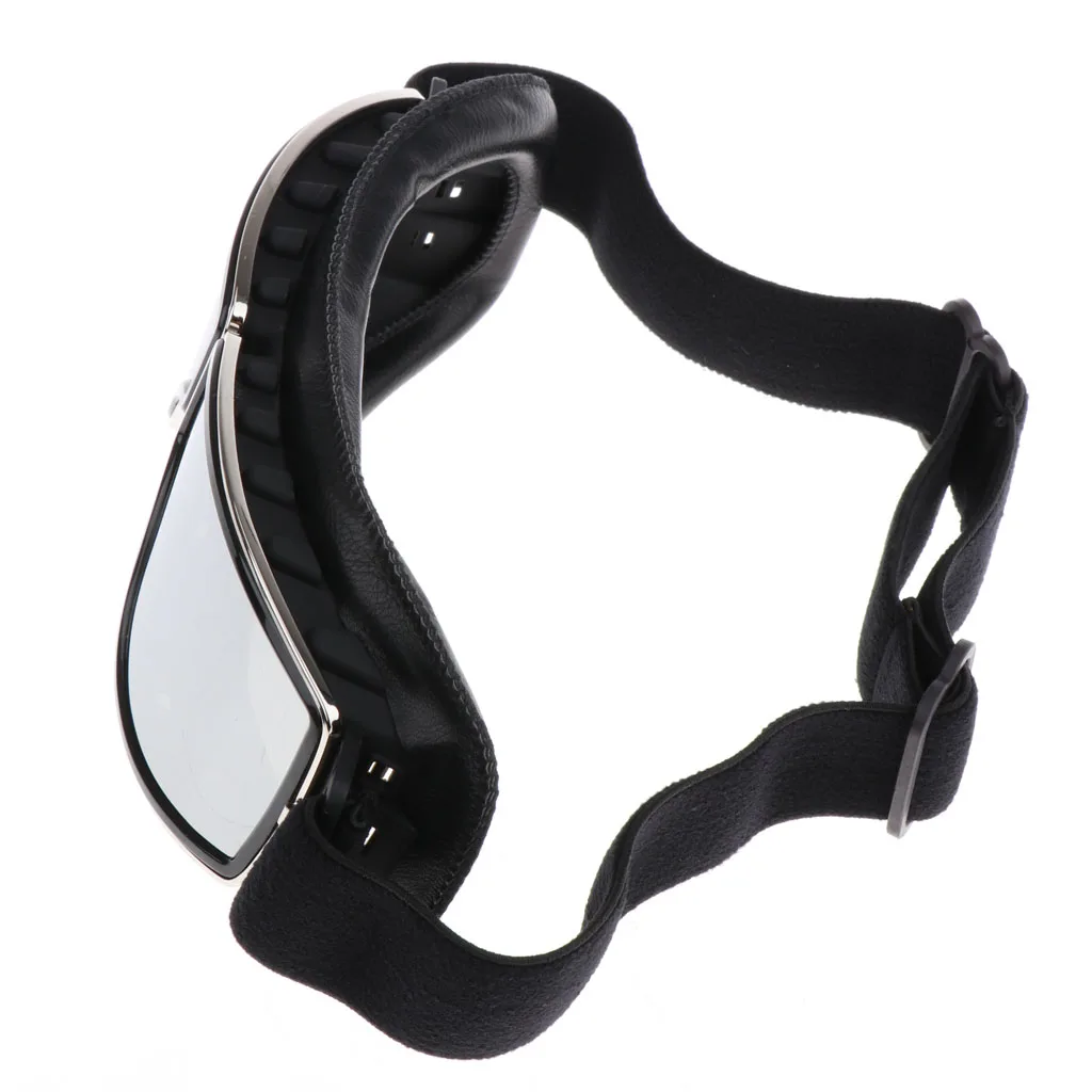 Мотоциклетные ретро очки для Harley шлем пилот крейсер езда черный|Мотоциклетные