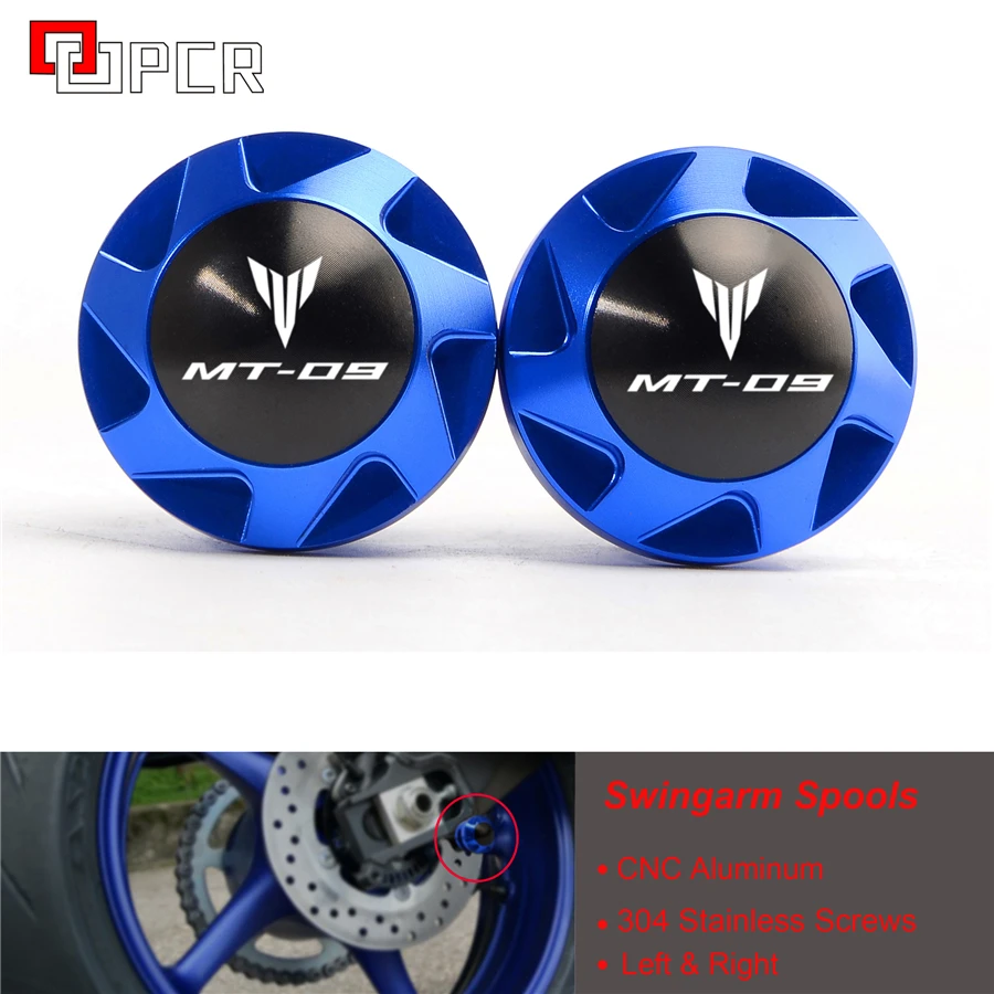 С логотипом фреза для yamaha MT09 MT 09 Tracer FZ09 2014-2020 CNC стенд Винты рамка Swingarm слайдер