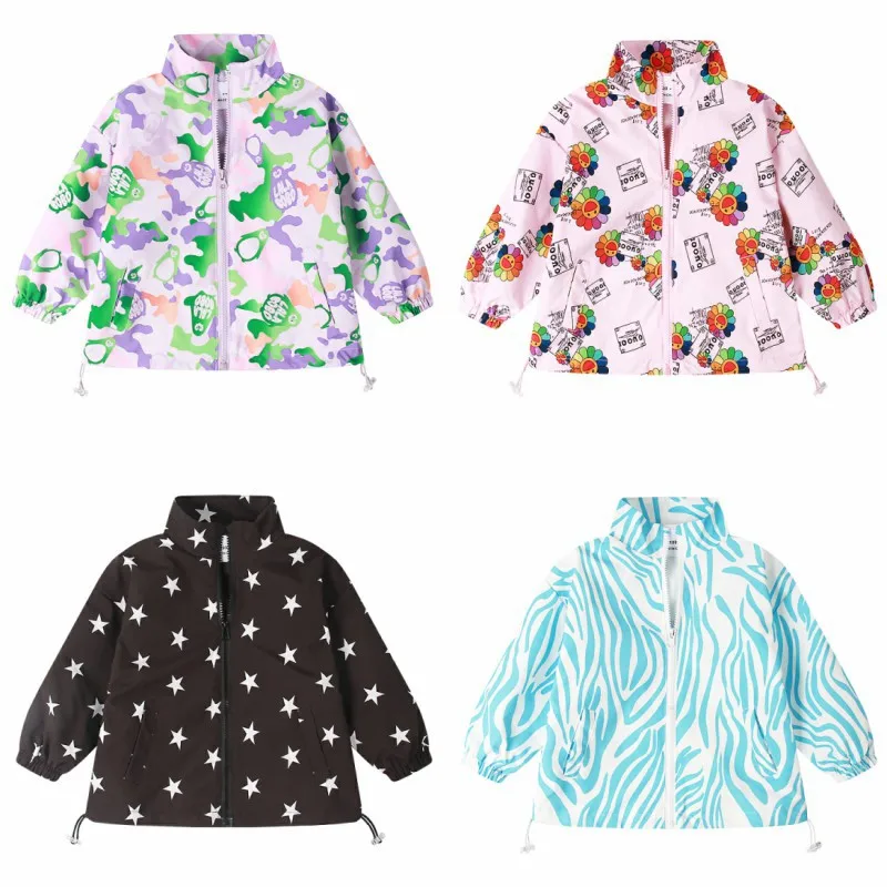 

Spring & Autumn Fashion Children Jackets Boys and Girls Clothing Outerwear Kids Coats for Baby Girls Fall Clothes 1 3 5 7 Years