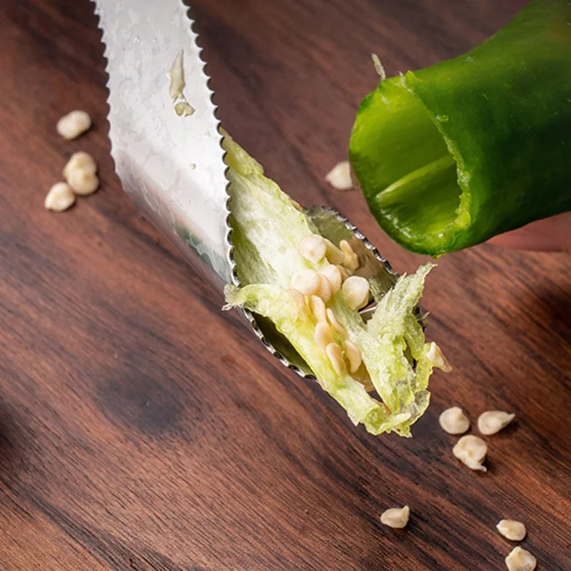 Креативная многофункциональная овощерезка для перца из нержавеющей стали| |