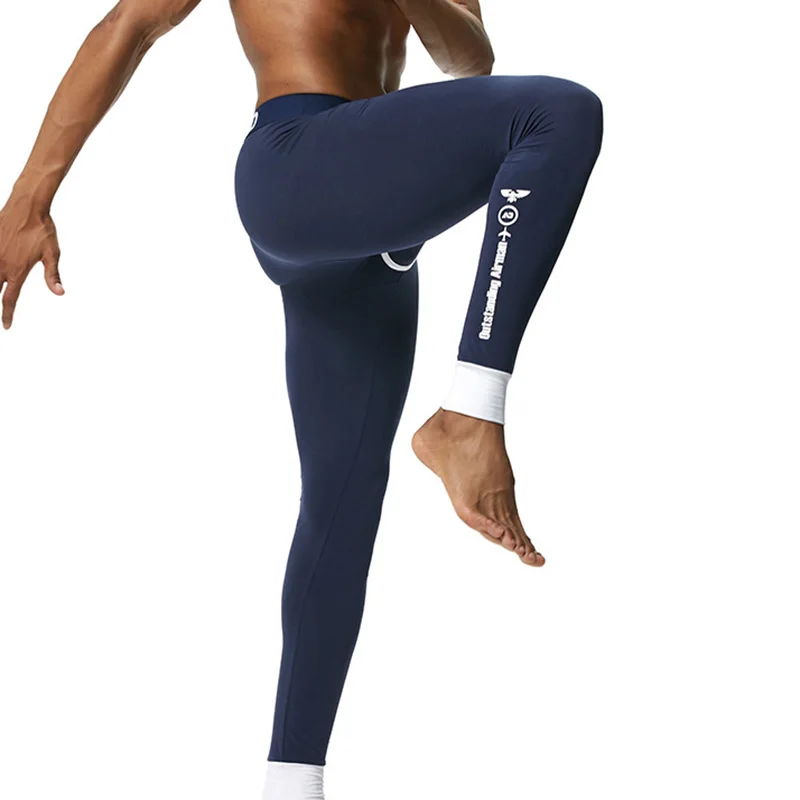 Высокое качество Горячие Зимние мужские кальсоны хлопковое Термобелье Брюки