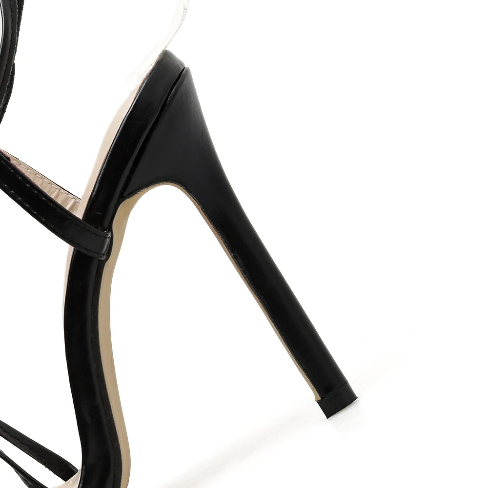 Сандалии женские на высоком каблуке пикантные модные офисные туфли с