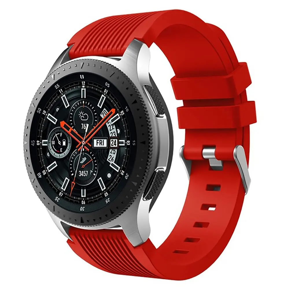 Силиконовый ремешок для часов Samsung galaxy Watch 46 мм спортивный сменный Браслет 22 Gear S3