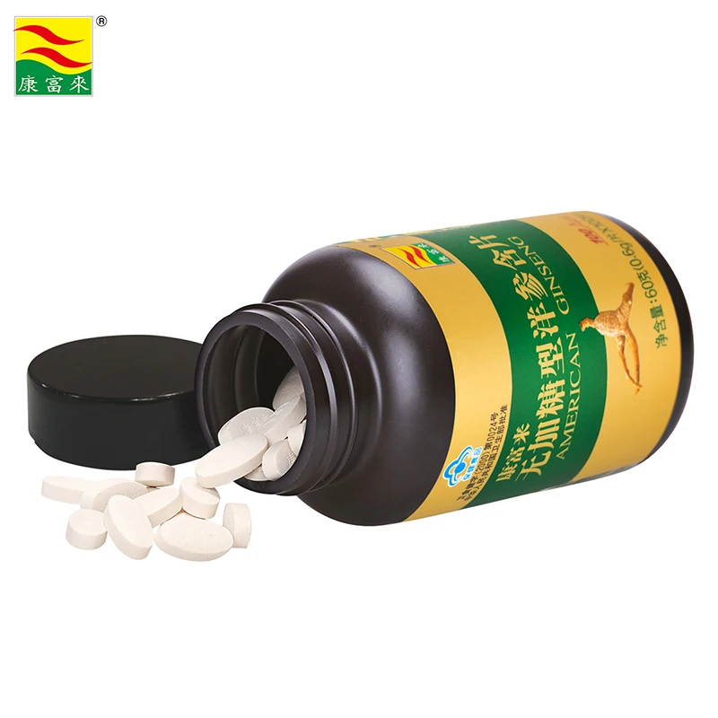 

Kangfulai no sugar-sweetened ginseng lozenges 600 mg / * 100 pills anti-fatigue health care products