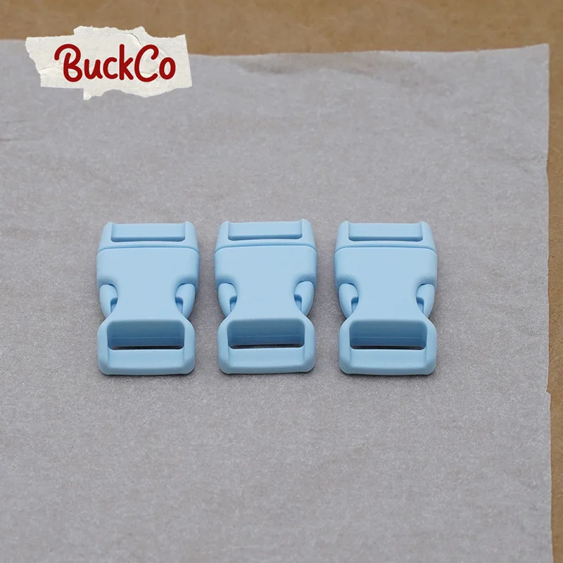

Retail 15mm light biue plastic clasp for handmade DIY bag cat dog collar buckle belt harness strap high qualit accessory BU15P07