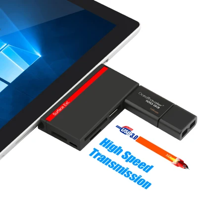 2 USB3.0 USB mini Dp к HDTV 2USB 3,0 концентратор для Surface pro 4 5 6 - Цвет: 2 USB3.0