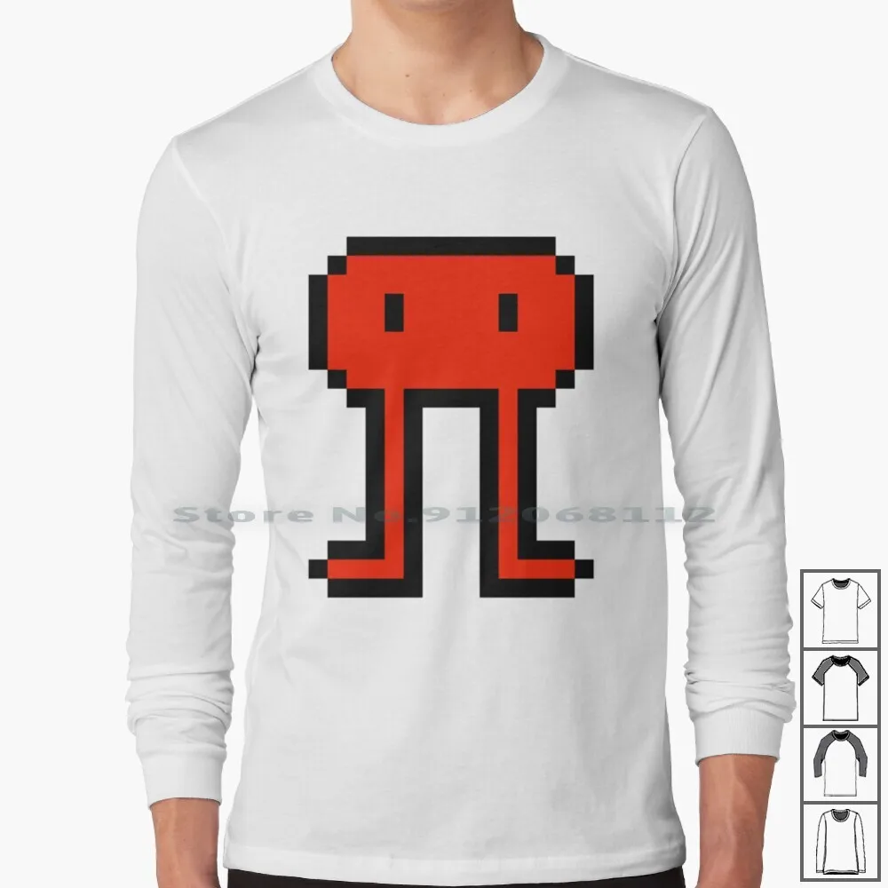 Pixel Pikuniku футболка с длинным рукавом Gaming Sprite Art Nes 8bit 8 Bit Indie Game Piku CER Pc Ps4
