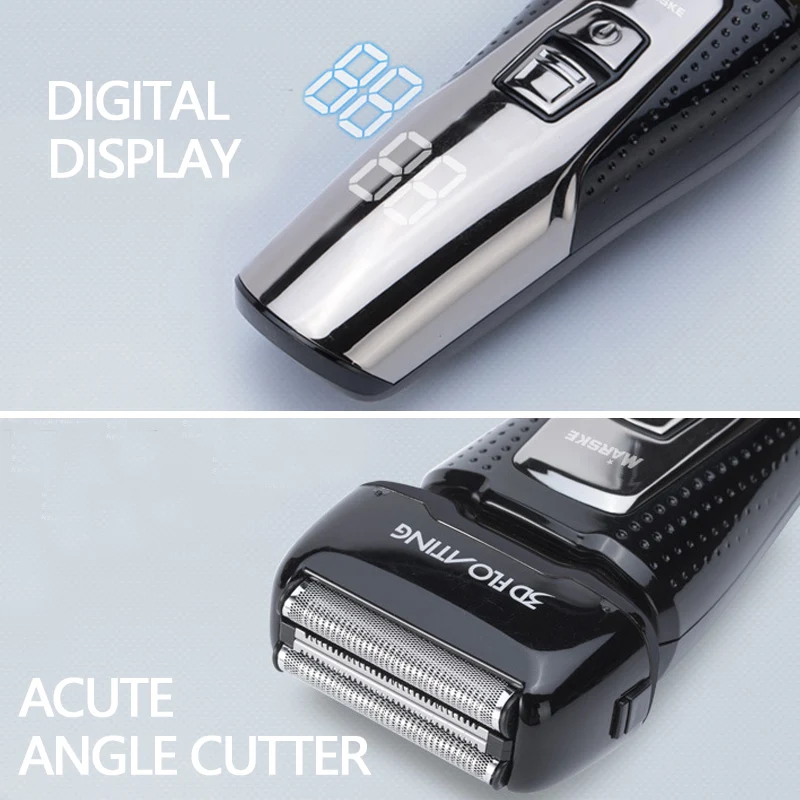 Перезаряжаемая электронная 3d бритва для мужчин триммеры с плавающей головкой