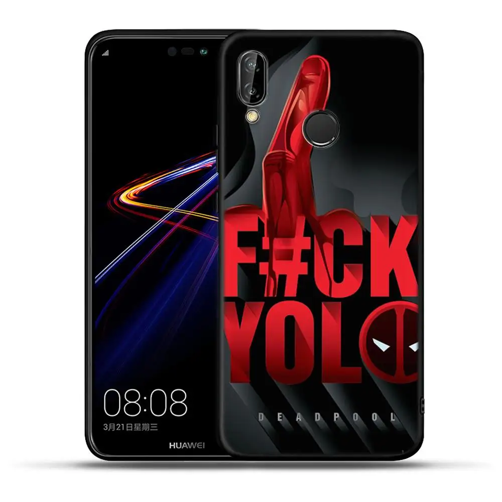 Классный Джокер Dead Pool для huawei P20 P30 Pro mate 10 20 Lite Y5 Y6 Y7 Y9 Prime P Smart Plus чехол силиконовый чехол Coque Etui