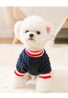 fss pet clothes cat dog sweater college style twist knit sweater for kitty small dogs for autumn winter pet apparel clothes