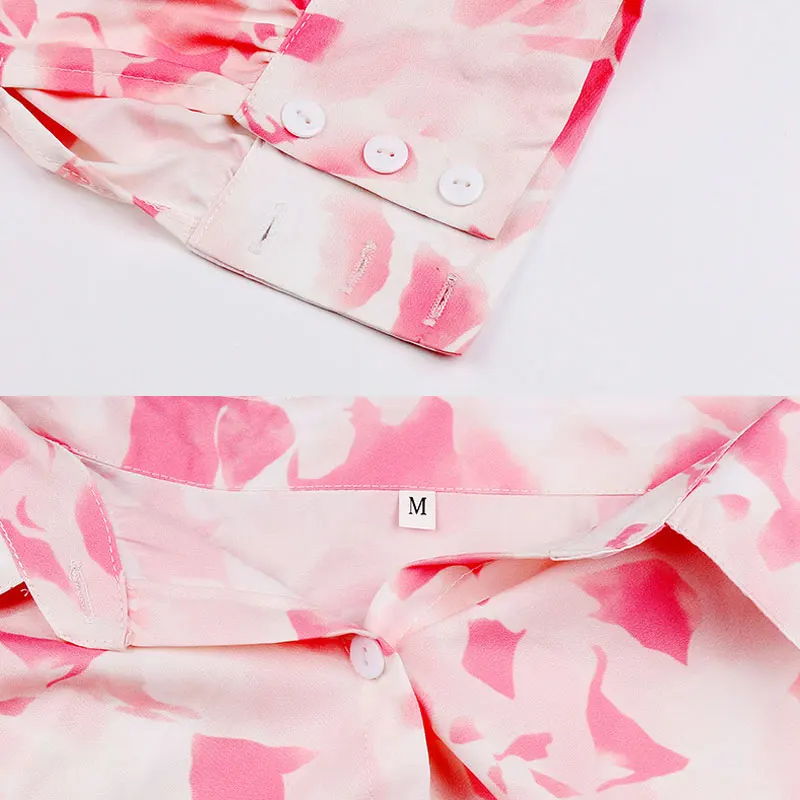 

Autumn Office Lady Women Blouses Vintage Long Sleeve Flower Print Blusas Mujer De Moda 2020 Shirt and Blouse Womens Sexy Tops