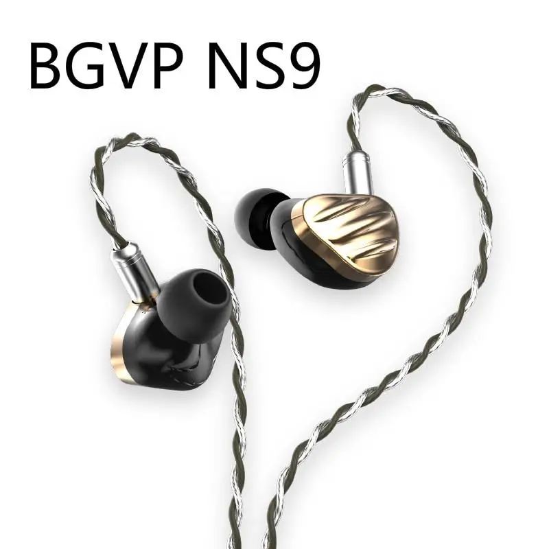 Наушники BGVP NS9 Knowles Sonion 7BA + 2DD гибридные наушники вкладыши Hi Fi музыкальный монитор