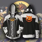 Толстовка с капюшоном Kingdom Hearts для косплея, толстовка с капюшоном и 3D молнией, мужская толстовка с капюшоном, куртка, одежда, костюм на Хэллоуин, 2020