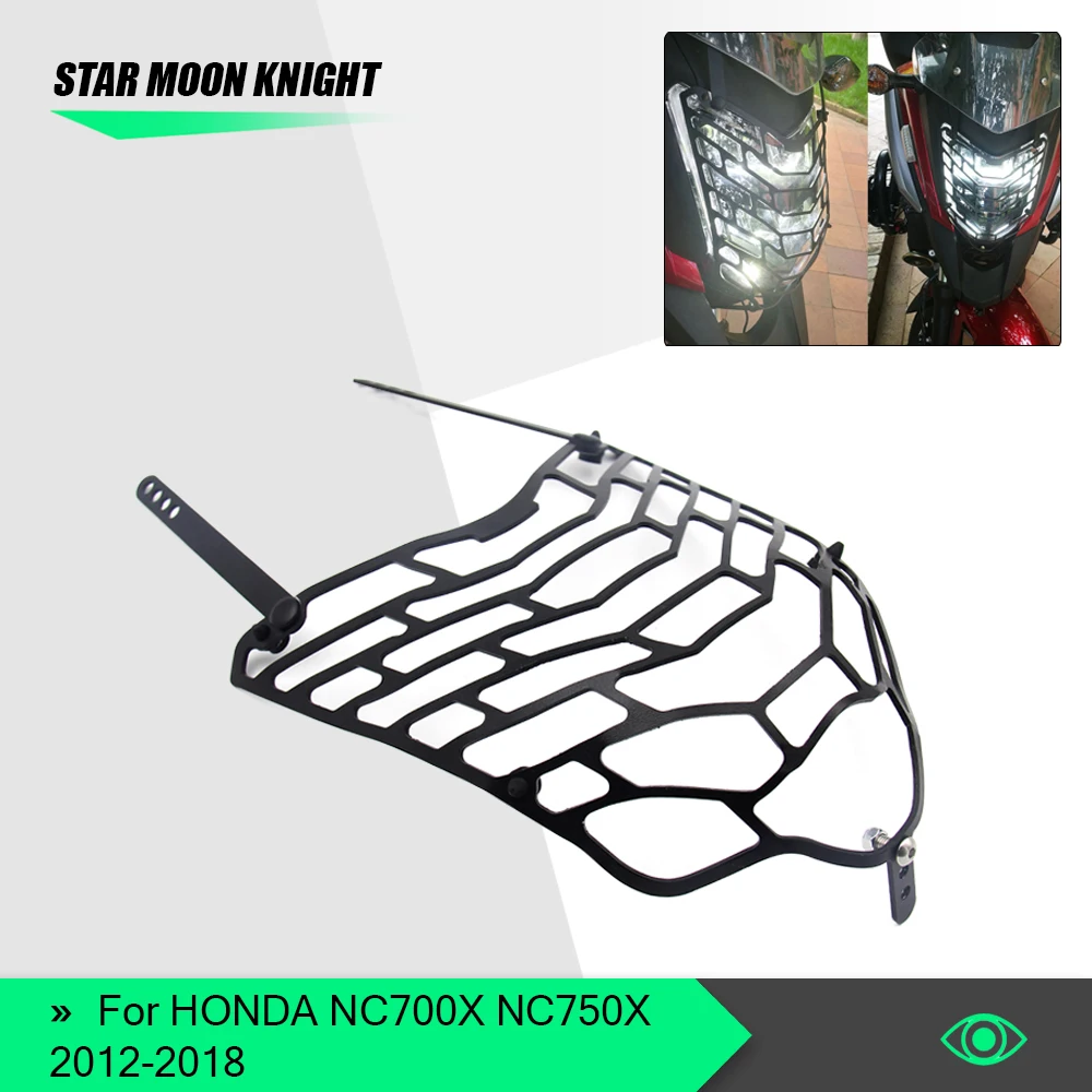 

for HONDA NC700X NC 700X NC750X NC 750X 2012-2018 Motorcycle Front Head Light Headlight Lens Grille Guard Cover Protector