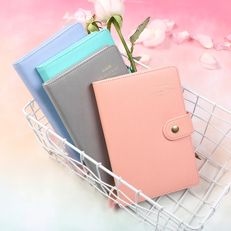 2020 милый Макарон кожаный школьный ученик мультфильм планировщик повестки дня