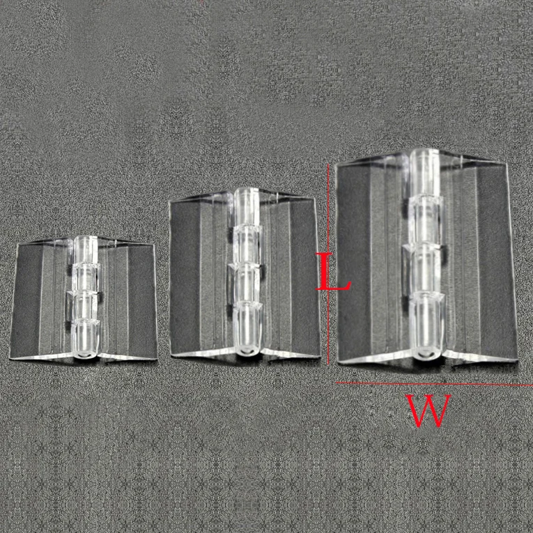 L * W 25X33 30x33 45x38 мм 4 6 8 дюймов акриловый дверной шарнир пластиковая прозрачная