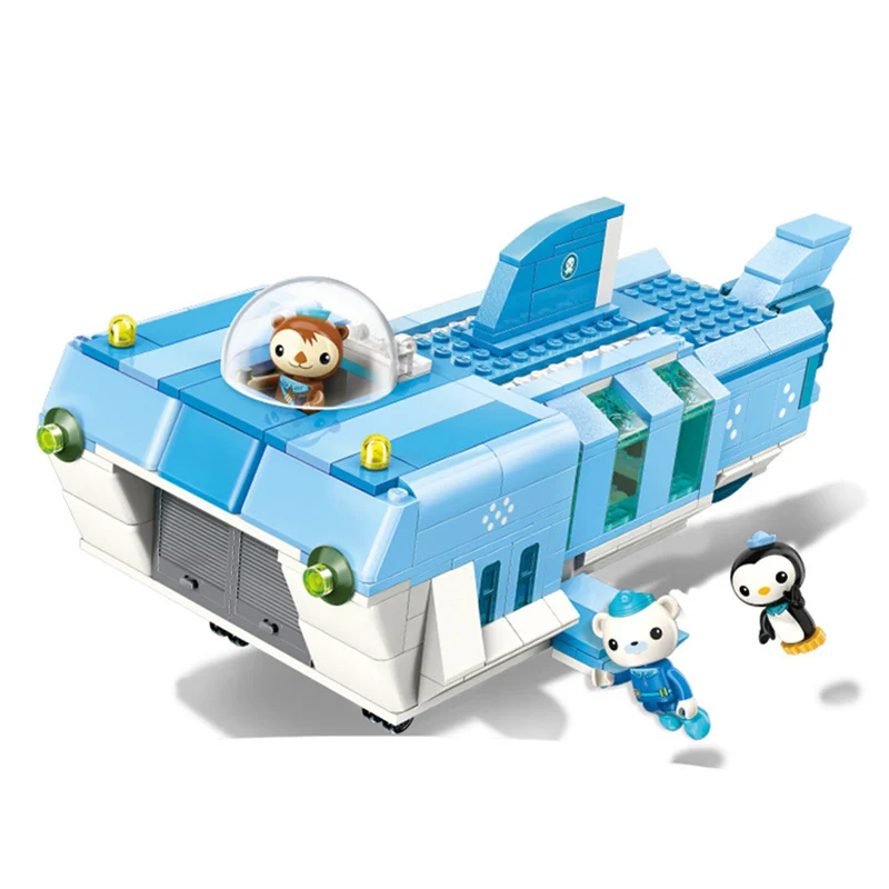 3705 Octonauts Собранный автомобиль фигурка игрушки Barnacels Kwazii песо Пингвин Dashi Inkling модель игрушки для детей подарок - Цвет: 3705