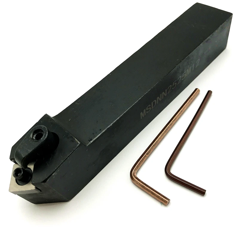 MSDNN1616H12 MSDNN2020K12 MSDNN2525M12 portaherramientas de torneado exterior + insertos de carburo SNMG120404 corte de torno inserción de conjunto de herramientas