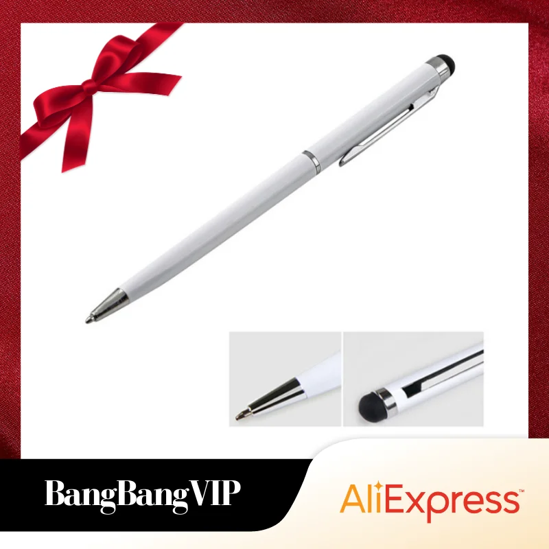 10 шт. тонкий стилус емкостный сенсорный Стилус из микрофибры для ipad iphone белый