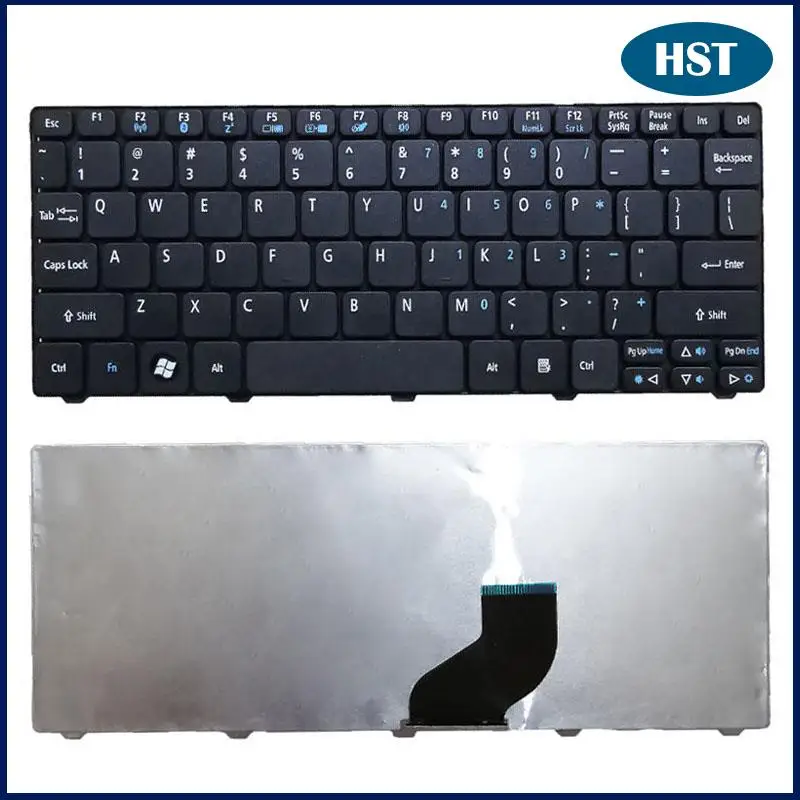 

Laptop Keyboard US Black For Acer D255E D256 D257 D260 D270 ZH9 ZE6 AO521 ZE7 532 US Keyboard Replacement Tested