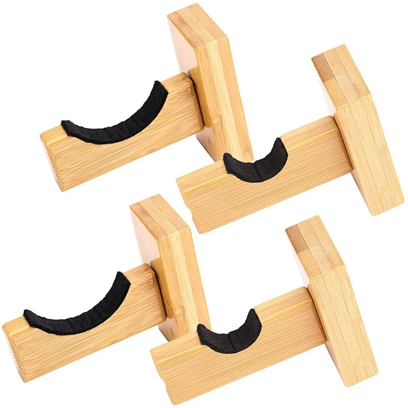 

4 PCS Baseball Bat Display Wall Mount,Hanger Baseball Bat Holder Case for Horizontal Display,Handmade Wood with Screws
