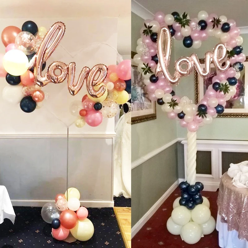 

Baloon Garland Round Stand for Baby Shower Decorations Happy Birthday Party Balloons Wreath Decorations Wedding Party Favors
