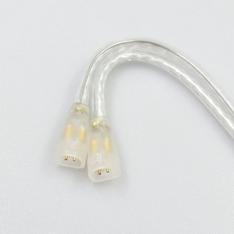 Мягкий обновленный кабель для Sennheets Ie80 Ie8 Ie8I Посеребренная Diy гарнитура |