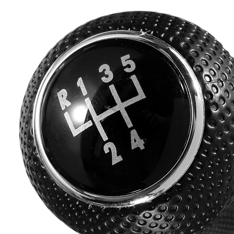 

5 Speed Leather Gear Shift Knob Manual Shifter Car Lever Cover For VW Mk4 Golf GTI R32 1999-2005 For Jetta Bora 1999-2004