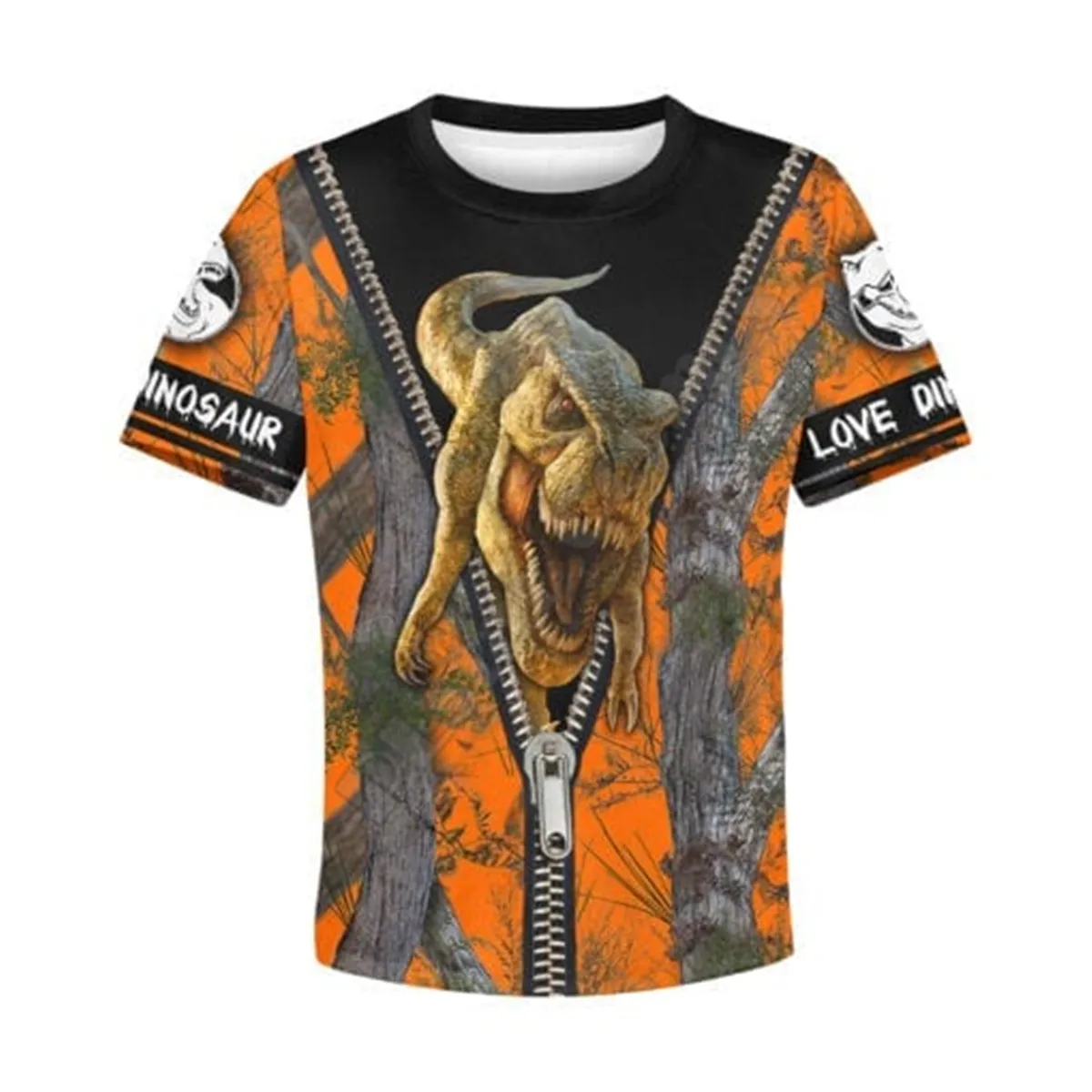 

Love Dinosaur 3d printed Hoodies family suit tshirt zipper Pullover Kids Suit Funny Sweatshirt Tracksuit Boy For Girl 11