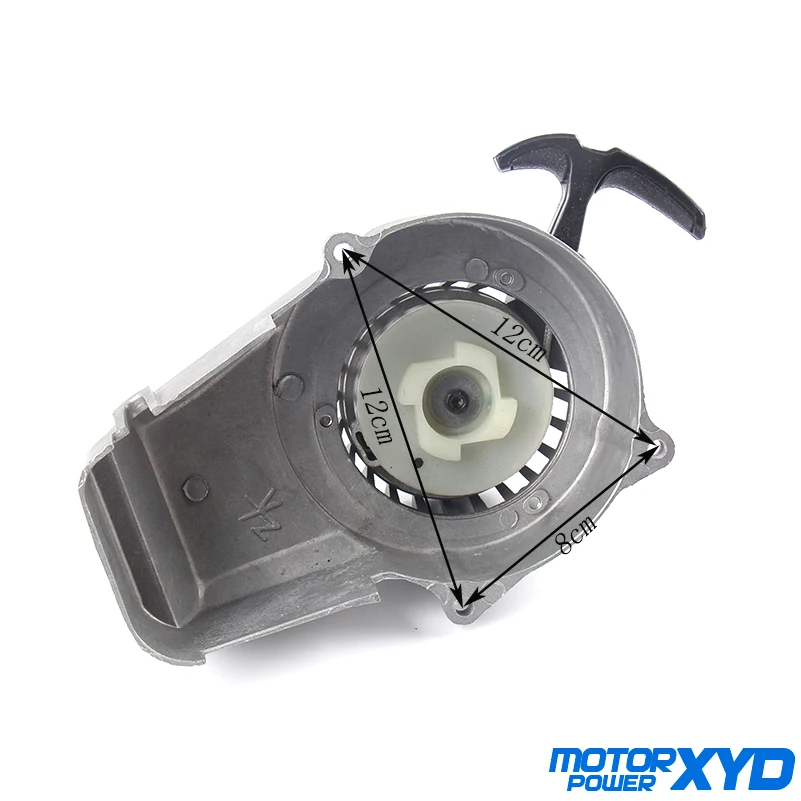 Карманный мини мотоцикл алюминиевое устройство для запуска 2 тактного двигателя