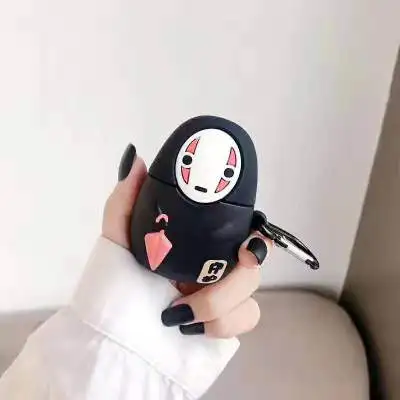 CP-51 Аниме брелок ключи Хаяо Миядзаки ведьмы доставки Apple airpods чехол для ключей мультфильм беспроводные Bluetooth наушники shell - Цвет: CP-51