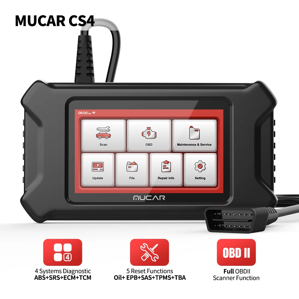Диагностический сканер MUCAR CS4 Obd2 бессрочный бесплатный автомобильный