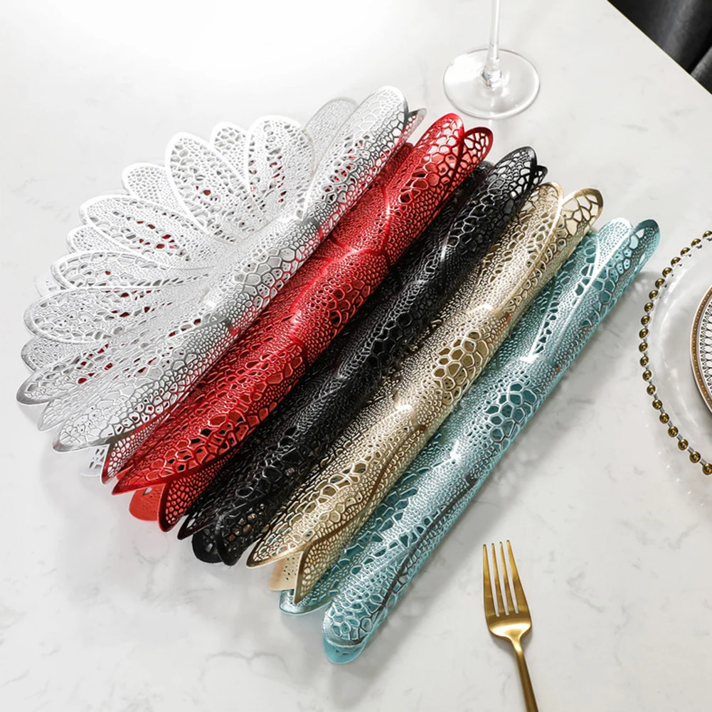 Круглый Противоскользящий коврик для тарелок подстилка чайной чашки